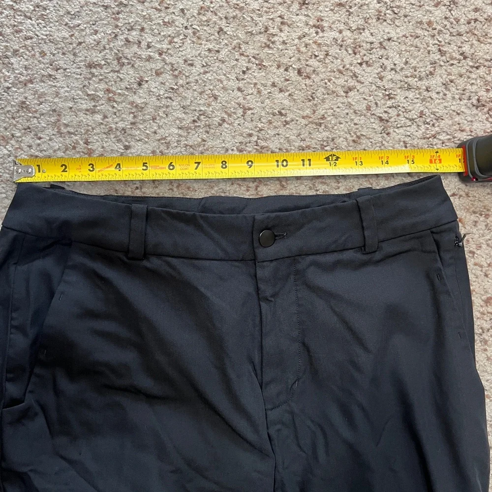 Lululemon Commission ABC 5 Pocket Warpstreme Black Pants Waist 34‎ Length 43